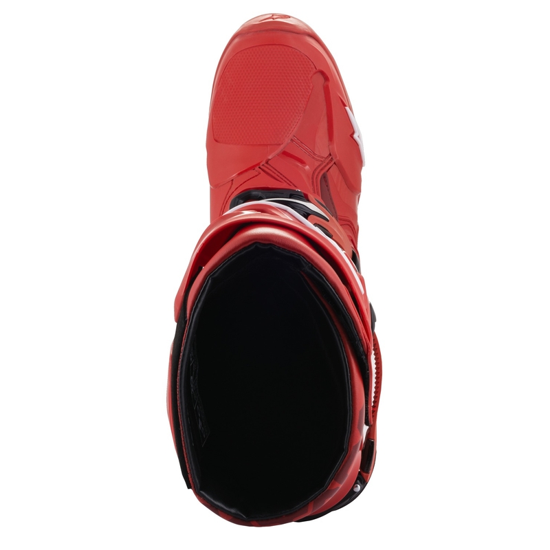 Alpinestars Tech 10 motociklu zābaki sarkani