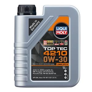 LIQUI MOLY Top Tec 4210 0W-30 sintētiskā motoreļļa 1 l