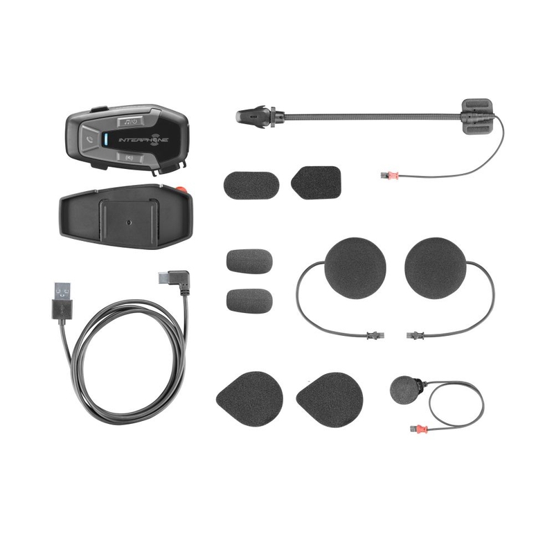 Bluetooth austiņas Interphone U-COM6R - Vienvietīgā iepakojumā