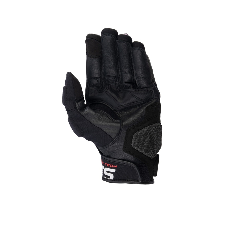 Alpinestars Halo Black and White Motocikla cimdi