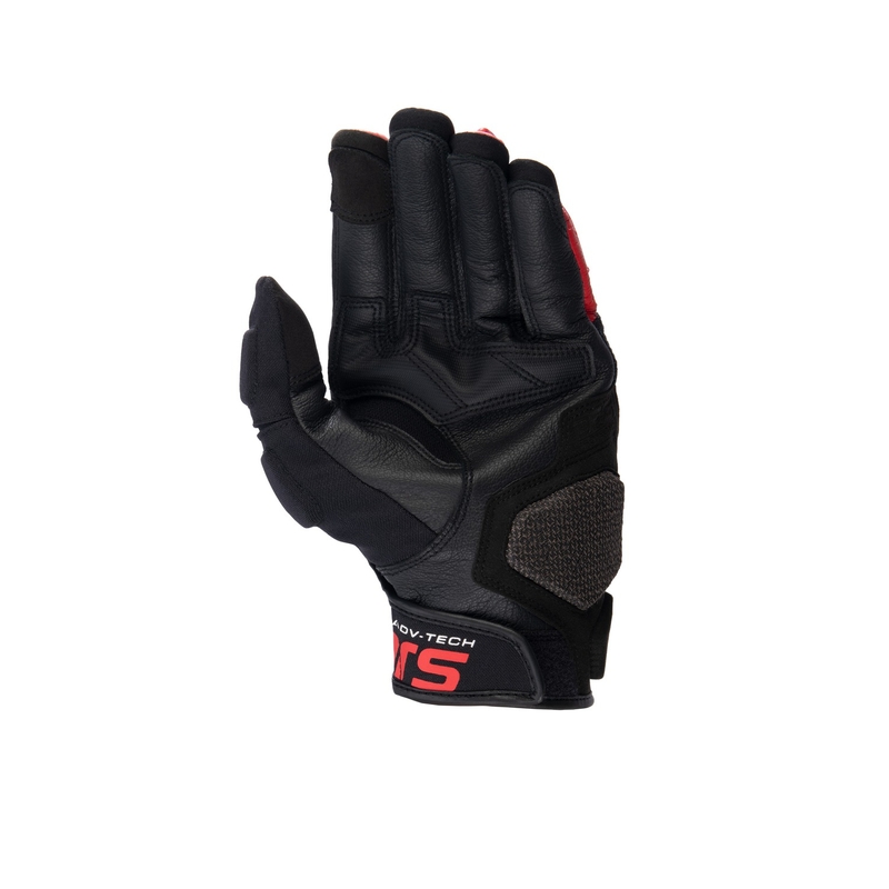 Alpinestars Halo melni, balti un sarkani motocikla cimdi