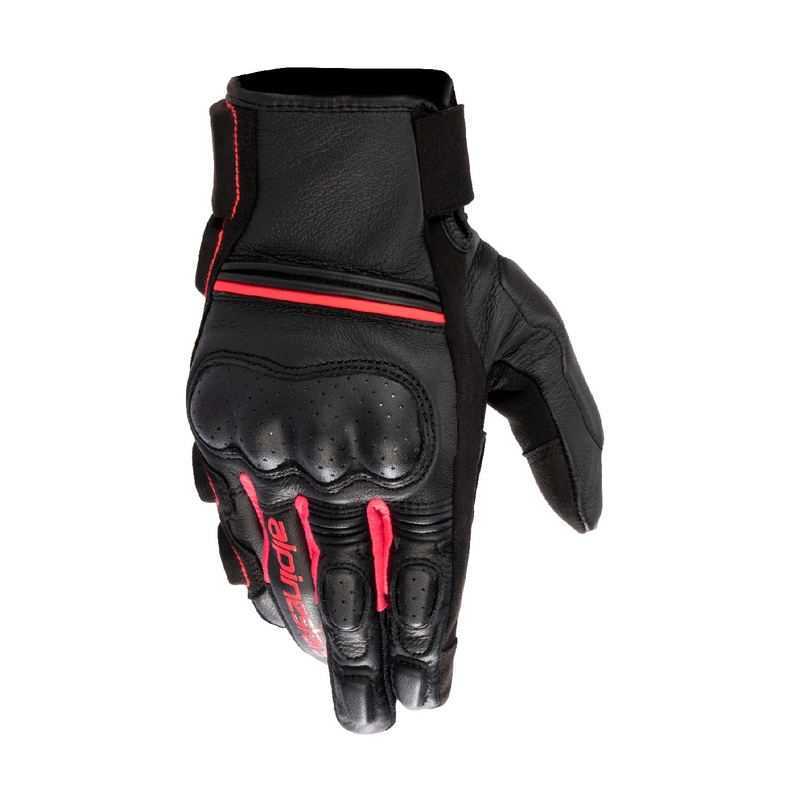 Alpinestars Stella Phenom sieviešu motocikla cimdi melni un rozā krāsā