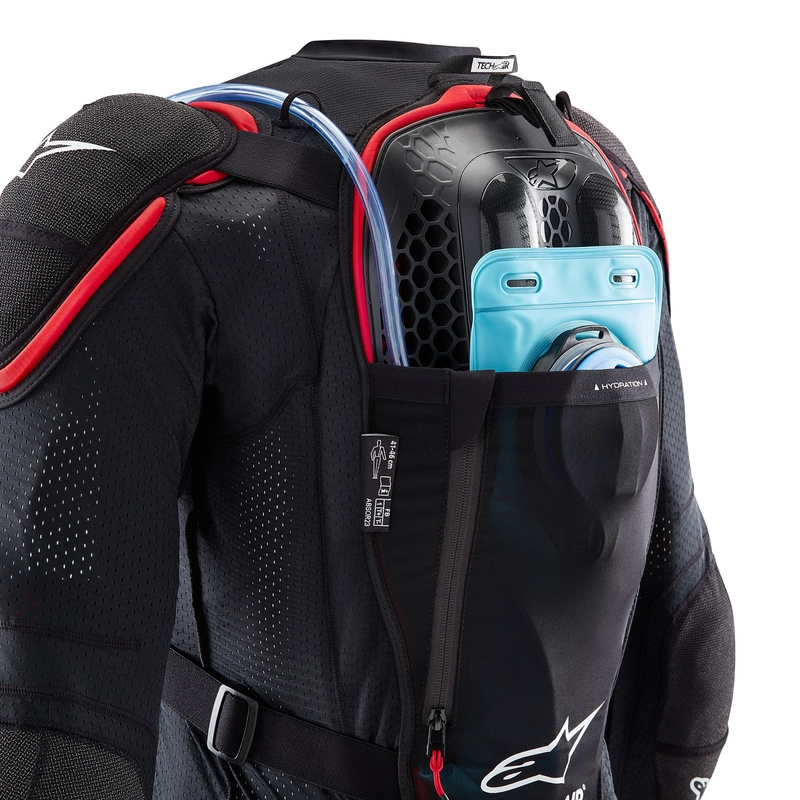 Gaisa spilvenu veste Alpinestars TECH-AIR®OFF-ROAD sistēma melns-arkans