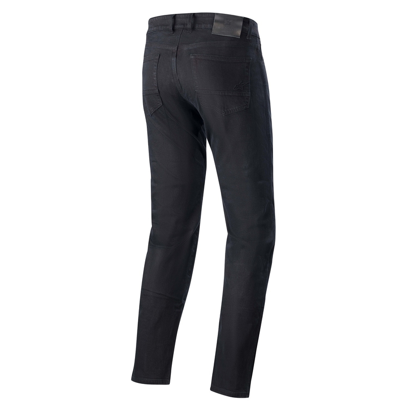 Alpinestars Radon Relaxed Fit džinsi motocikla motociklam zili un melni