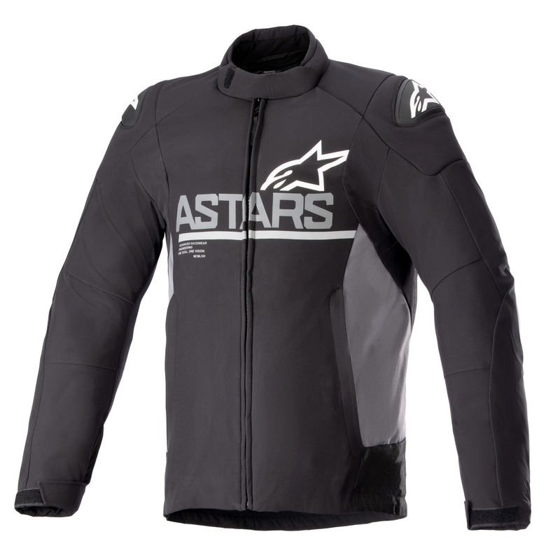 Alpinestars SMX ūdensnecaurlaidīga motocikla jaka Black-Dark Grey