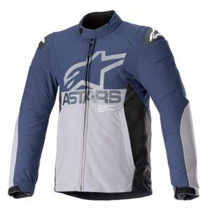 Alpinestars SMX ūdensnecaurlaidīga motocikla jaka tumši zili pelēka