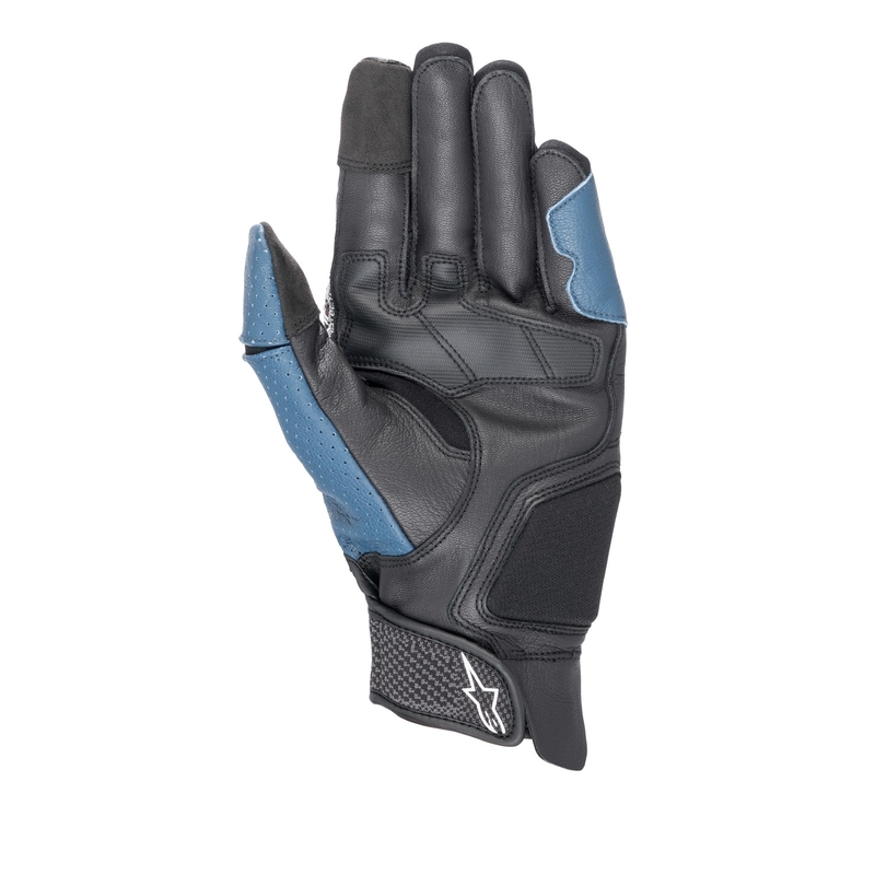 Alpinestars Morph Sport melni-pelēki-zili-sarkani motocikla cimdi
