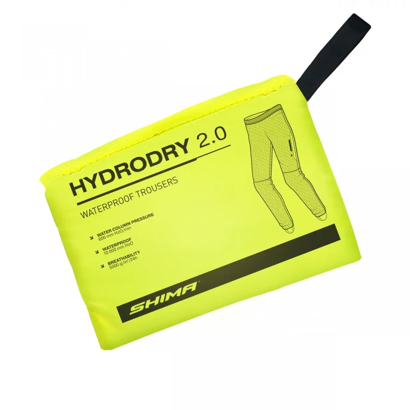 Ūdensnecaurlaidīgas bikses Shima Hydrodry 2.0 black-fluo yellow