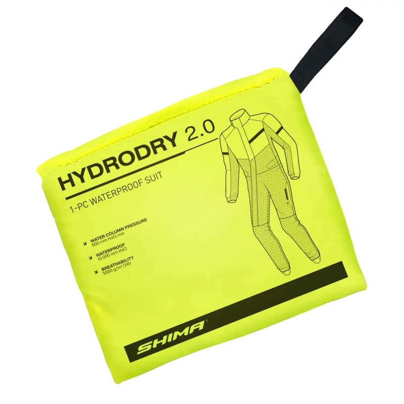 Ūdensnecaurlaidīgs tērps Shima Hydrodry 2.0 black-fluo yellow