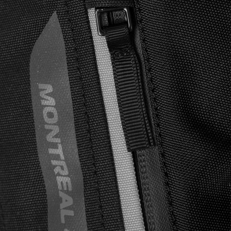 Bunda na motorku Oxford Montreal 4.0 DRY2DRY™ černo-šedo-fluo žlutá