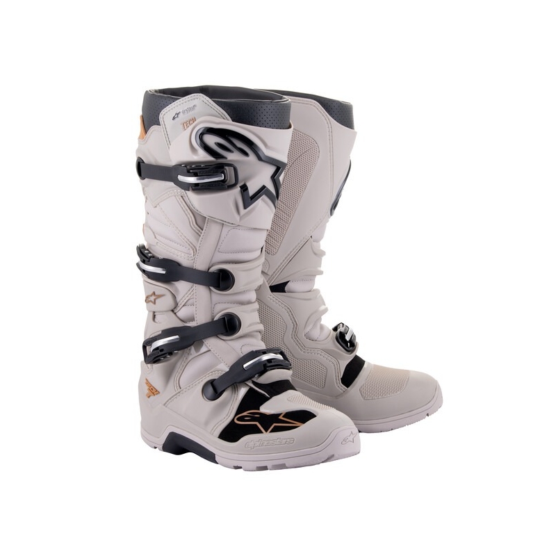 Alpinestars TECH 7 Enduro Drystar smilšu melni motocikla zābaki