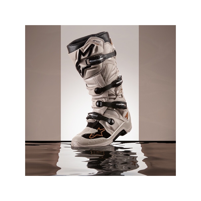 Alpinestars TECH 7 Enduro Drystar smilšu melni motocikla zābaki