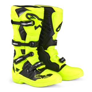 Alpinestars Tech 5 fluo dzelteni melni motocikla zābaki