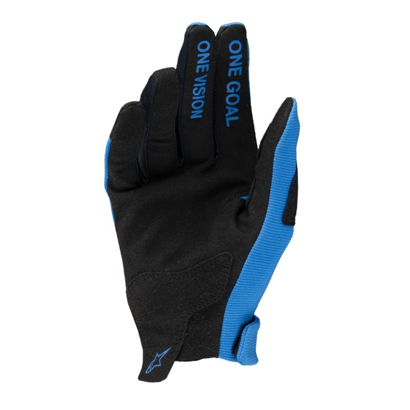 Rukavice na motorku Alpinestars Radar světle modro-černé