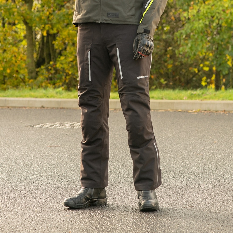 Oxford Advanced Hinterland DRY2DRY™ melnas saīsinātas motocikla bikses