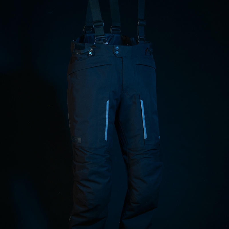 Oxford Advanced Hinterland DRY2DRY™ melnas saīsinātas motocikla bikses