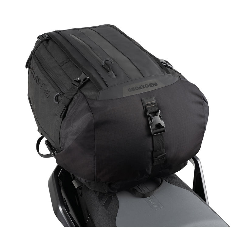 Oxford Atlas T-30 Advanced Tourpack 30 l pasažiera sēdekļa soma, melna