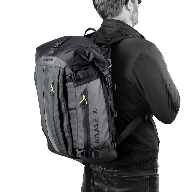 Motocikla soma Oxford Atlas B-30 Advanced Backpack 30 l melna