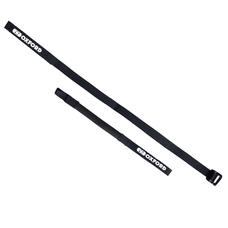 Oxford Atlas G-Hook bagāžas siksnas 2 gab. melnas 17 mm x 2 m