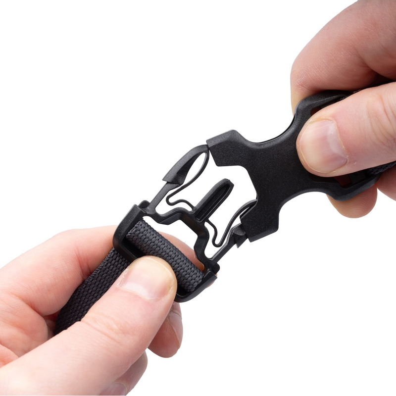 Oxford Atlas B-Clip bagāžas siksnas 2 gab. melnas 26 mm x 2 m