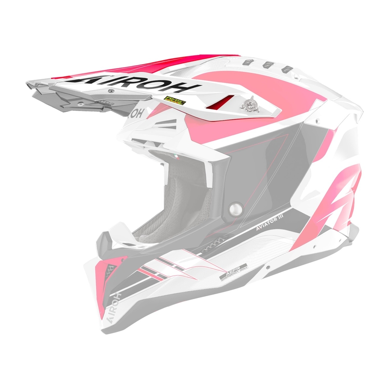 Airoh Aviator ķiveres vizieris Saber red matēts