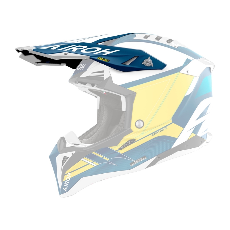 Airoh Aviator Saber blue matt ķiveres vizieris
