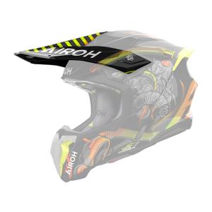 Ķiveres vizieris Airoh Twist 3 Toxic melns-dzeltens spīdīgs