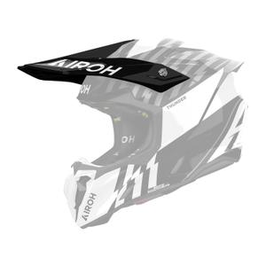 Airoh Twist 3 Thunder melns un balts spīdīgs ķiveres vizieris