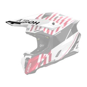 Ķiveres vizieris Airoh Twist 3 Thunder sarkans spīdīgs