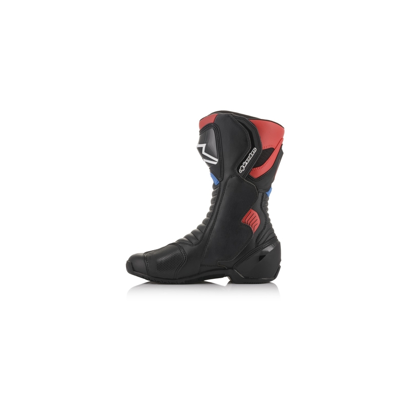 Alpinestars S-MX 6 Honda Collection melni-sarkani-zili-balti motociklu zābaki