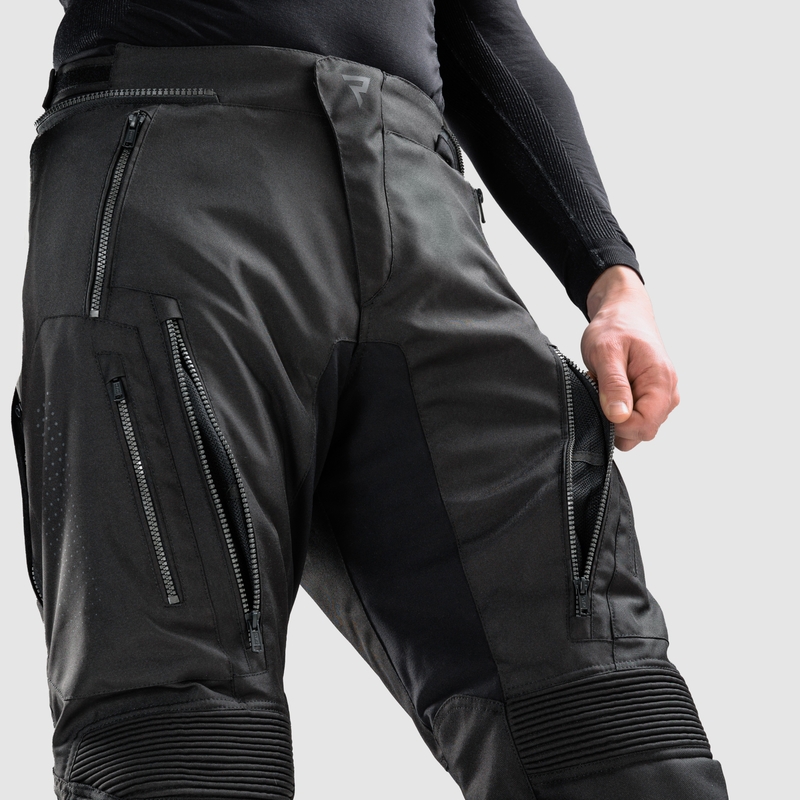 Rebelhorn Hiker IV pagarinātās motocikla bikses Black