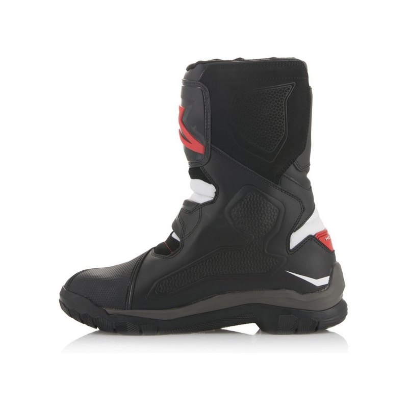 Alpinestars Belize Drystar Honda kolekcijas melni, balti un sarkani motocikla zābaki