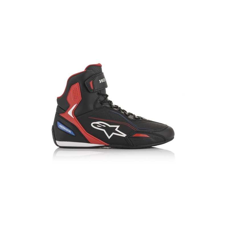 Boty na motorku Alpinestars Faster-3 Honda kolekce černo-červeno-modré