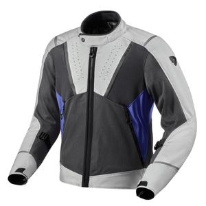 Revit Airwave 4 gaiši pelēki zila motocikla jaka