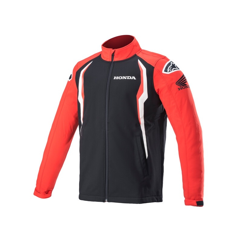 Alpinestars Honda sarkanā un melnā motocikla jaka