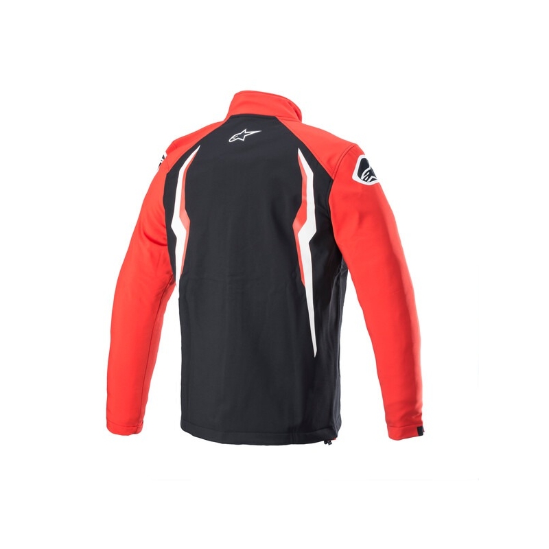 Alpinestars Honda sarkanā un melnā motocikla jaka
