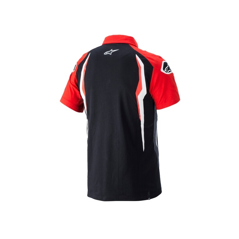 Polo krekliņš Alpinestars Honda sarkans un melns