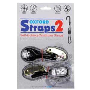 Regulējamas un pastiprinātas Oksfordas karabīnes siksnas 25 mm pelēkas krāsas