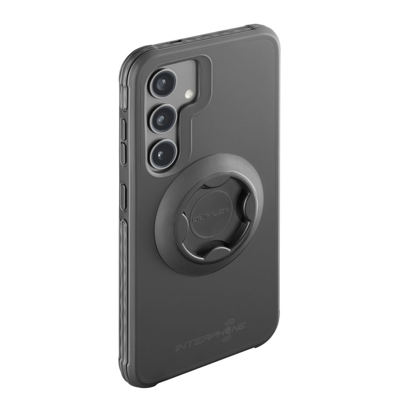 Aizsargvāciņš Interphone QUIKLOX Tetraforce priekš Samsung Galaxy S24 melns