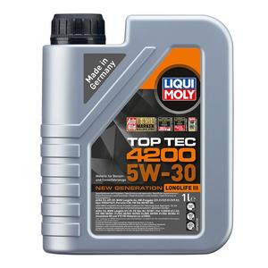 LIQUI MOLY Top Tec 4200 5W-30 Jaunās paaudzes 1 l sintētiskā motoreļļa