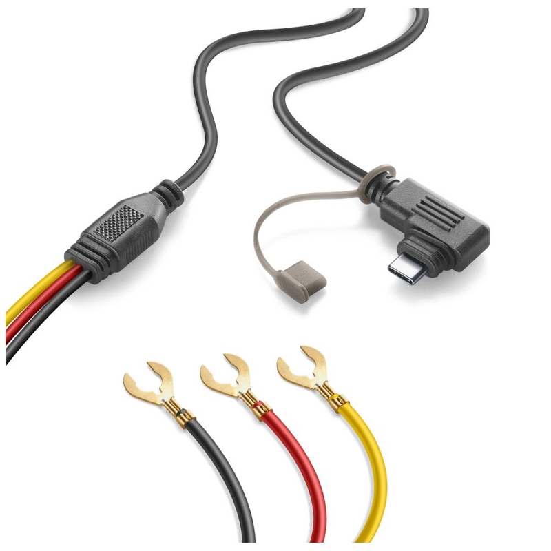 Interphone Ridesync USB-C/akumulatora barošanas kabelis