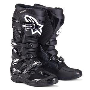 Alpinestars Tech 7 motociklu zābaki melni