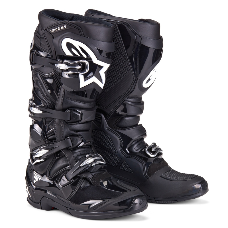 Alpinestars Tech 7 motociklu zābaki melni
