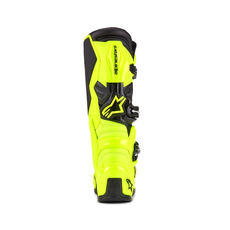 Alpinestars Tech 7 fluo dzelteni melni motocikla zābaki