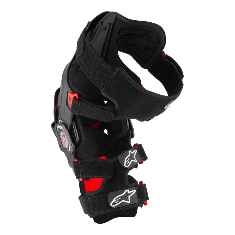 Ceļa kronšteini Alpinestars RK-7 Plasma melni-sarkani 2025