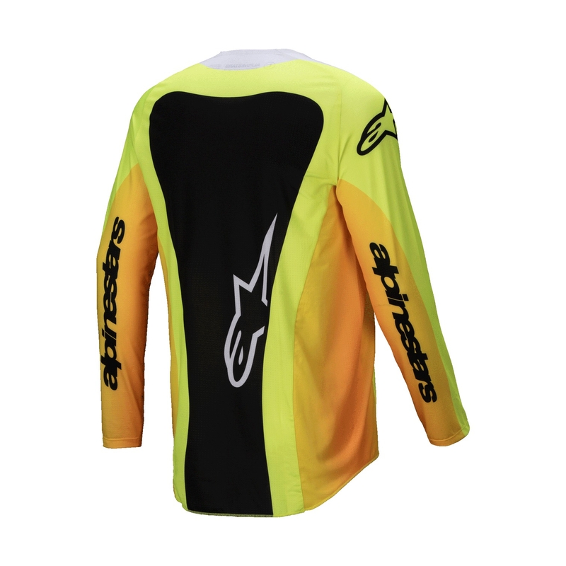 Alpinestars Techstar Melt Motokrosa krekliņš dzeltens un melns