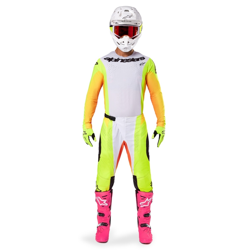 Alpinestars Techstar Melt Motokrosa krekliņš dzeltens un melns