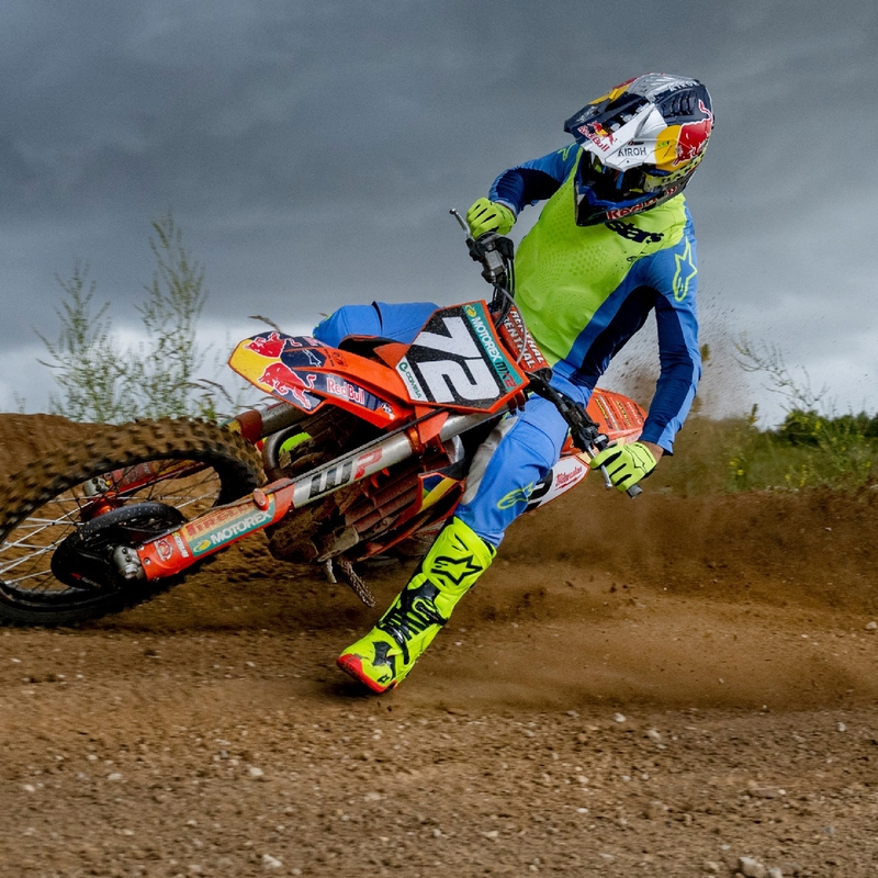 Alpinestars Techstar Melt fluo dzelteni-zils motokrosa krekls