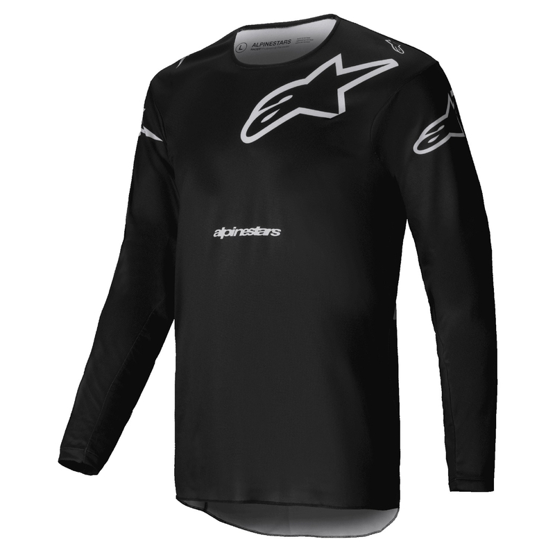Alpinestars Racer Graphite motokrosa krekliņš melns un pelēks