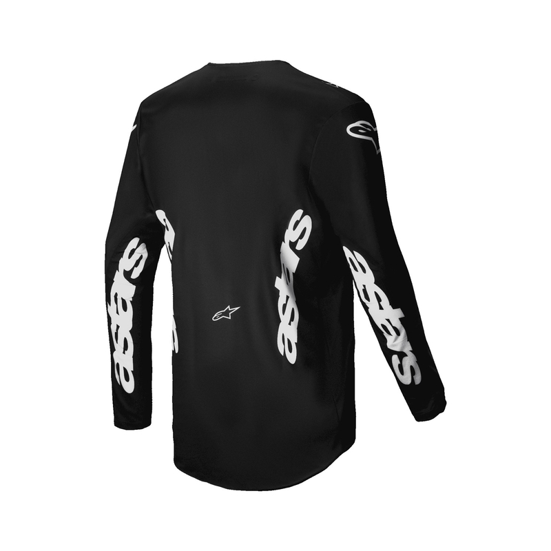 Alpinestars Racer Graphite motokrosa krekliņš melns un pelēks